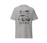 SISIDSI DSGN T-Shirt Vintage DS Tiburon - Voiture Classique Iconique, Design futuriste, élégance rétro, Passion Automobile, collectionneur, Style Intemporel.