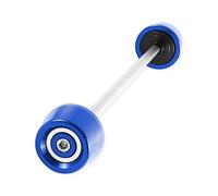 SISIFEIER Curseurs de Cadre de Moto pour Y&amaha FZ-1N FZ1N FZ1000 FZ 1000 FZ-8N FZ8N FZ800 FZ 800 Essieu Avant Fourche Crash Sliders Protecteur De Roue YZF R1 YZF R6(Blue and Silver)