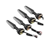 SISIFEIER Feux Signal Virage Compatible Avec Kawasaki ER6N ER6F NINJA 400 650 300 1000/SX Z1000SX ZX6R ZX10R Clignotant Moto(4pcs Light)