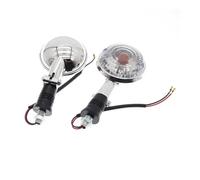 SISIFEIER Feux Signal Virage Compatible Avec Yamaha Vmax 1200/XJ700/XJ700X Clignotant Transparent Moto(2pcs white Lampshade)