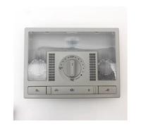 SISIFEIER plafonniers intérieurs Compatible Avec VW POLO 2011-2018 Santana 2012-2021 Lavida Éclairage Intérieur Toit Bouton Lampe De Lecture Avant Arrière Beige Gris Noir(Front Gray with Knob)