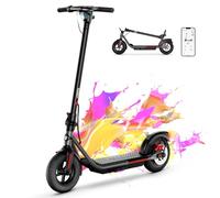 SISIGAD électrique Scooter Pliable pour Adultes, Puissance de crête 500W, 48km Range, 10inch E Scooter LED Display with App and Dual Brake System