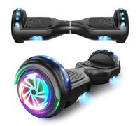 SISIGAD Hoverboard Overboard 6,5" avec LED/Bluetooth, skateboard, hoverboard, cadeau pour enfants