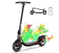 SISIGAD Scooter électrique, 25 km/h, Trottinette électrique Pliable pour Adultes, Puissance de crête 500W, 48km Range, 10inch E Scooter avec Double SystèMe De Freinage Et Applications
