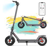 SISIGAD Trottinette Électrique Adulte 10 Pouces avec App, Portée Maxi 42km Batterie 36V 10.4AH Trottinette Électrique Pliable, Electric Scooter Adult 350W Vitesse Maxi 25km/h, avec Double Frein