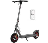SISIGAD Trottinette Électrique Adulte 10 pouces avec Suspension et App, Moteur 450W, Autonomie Maxi 42km, Batterie 36V 10.4AH, Electric Scooter Pliable Vitesse 25km/h, avec Double Frein et Amortisseur
