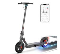 SISIGAD Trottinette électrique Adulte de 10 Pouces, avec écran, Fonction Application, portée de 32 km, Charge de 100 kg, Moteur de Pointe 350 W, Freins électriques et à Disque (ABE)