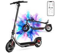 SISIGAD Trottinette électrique, portée de 32 km, Moteur Puissant de 250 W, Trottinette électrique Pliable de 25,4 cm pour Adultes, Charge de 100 kg, Frein électrique et à Disque