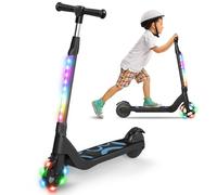 SISIGAD Trottinette électrique pour Enfants de 6 à 12 Ans, 5,3 ", avec lumières LED Clignotantes et 3 hauteurs réglables, Charge maximale de 10 km/h, Moteur 45 W, Charge maximale 70 kg