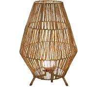 Lampe de jardin en jute Sisine 70 cm Batterie rechargeable