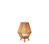 SISINE-Lampe à poser sans fil Extérieure Rechargeable avec Télécommande Ø25.5cm H32cm naturel New Garden