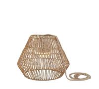 SISINE-Suspension d'extérieur LED Rotin 3 intensités rechargeable Ø40cm naturel New Garden