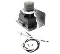 SiSinkal 65737 Kit d'allumage avec fil de terre et bouton pour module d'allumage Deluxe BBQ Grill Pièce de rechange pour barbecue extérieur et barbecue de jardin