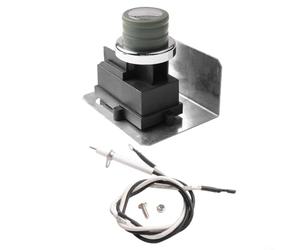 SiSinkal 65737 Kit d'allumage avec fil de terre et bouton pour module d'allumage Deluxe BBQ Grill Pièce de rechange pour barbecue extérieur et barbecue de jardin