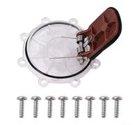 SiSinkal 7056 Charlotte avec joint torique de couvercle et lot de 8 vis pour Jandy pour clapets anti-retour Zodiac Spring 7235 7305 7511 7512, goupille à ressort en acier inoxydable améliorée et
