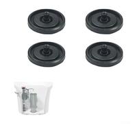 SiSinkal 83143 Lot de 4 joints de membrane en caoutchouc pour valve de remplissage de toilettes compatibles avec les modèles Fluidmaster 242/400/747, anneau en caoutchouc noir économiseur d'eau pour