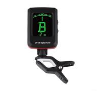 SiSinkal Accordeur à clipser pour guitare, basse, violon, ukulélé, écran LCD rétroéclairé avec rotation à 360 degrés, accordage chromatique, mise hors tension automatique (B)