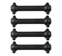 SiSinkal Arbre d'entraînement CVD en métal, ensemble de coupelles de vitesse différentielle pour voitures Tamiya TT-01 et TT-02 RC, 4 pièces par composant, acier de précision de calibre 45 (os de