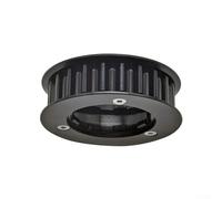 SiSinkal BeltDrive Roue de vélo en alliage d'aluminium 22T avec housse de protection pour moyeu HG Compatible avec système d'entraînement par courroie HDT8M12 Finition noire