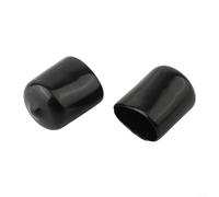 Sisinkal Bicycle Fox Lot de 2 paires de capuchons de protection en silicone pour valve de décharge de pression de fourche avant Noir et rouge Léger Anti-corrosion (noir)