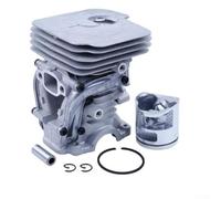 SiSinkal Big Bore Cylindre de 41 mm pour circlip à piston compatible avec tronçonneuse 435 435E 440 440E Moteur en métal Pièces de rechange pour jardin cour