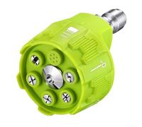 SiSinkal Buse de pulvérisation pour nettoyeur haute pression avec pointes 0/15/25/25/40 degrés, paramètres de savon et de rinçage, connexion rapide de 0,6 cm, pour ponts en béton, voitures, murs