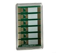 SiSinkal Carte d'étalonnage de résistance standard à quatre bornes, avec 6 valeurs (0,5, 1, 10, 20, 100, 1000 mΩ), pour un multimètre précis et un test de milliohm (carte vierge)