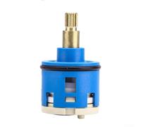 SiSinkal Cartouche de robinet de douche en laiton de 33 mm avec 3 positions de commutation, bobine de valve troisième vitesse pour un contrôle précis du débit d'eau, pièce de rechange pour réparations