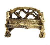 SiSinkal Chaise pour déco Résine 5x3cm pour Terrarium Chaise pour déco | Résine pour durable, finition réaliste, pour idéal jardin de fées, terrarium, maison de poupée