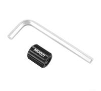 SiSinkal e démontage de bouchon de manivelle de vélo en alliage d'aluminium, outil de couvercle de pédalier Torx usiné CNC avec aimant intégré pour vélo de route, design compact léger pour un