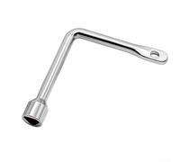 SiSinkal Clé triangulaire pour train, ascenseur, armoire, compteur d'eau, outil de clé réglable en alliage de zinc, finition argentée, design compact et antirouille pour les tâches d'entretien