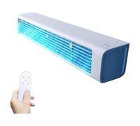Sisinkal Climatiseur mural portable sans perçage, installation sans fil, capacité de charge sans fil, ventilateur de refroidissement pour cuisine, chambre à coucher, bureau, design compact