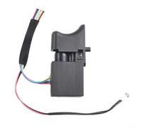 SiSinkal Commutateur de gâchette pour perceuse électrique 7,2 V-24 V Régulateur de vitesse réglable FA2-16/1WEK pour outils électriques, construction en plastique et métal, pièce de rechange noire