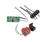 SiSinkal Connecteur de commutateur et de carte de commande pour Worx, 20 V H3 modèles WU390 WX390.1 WX390.31 WU390.9, accessoire de rechange pour perceuse, 1 paquet