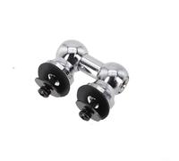 Sisinkal Cosses de caisse claire à deux extrémités latérales en alliage d'aluminium avec vis, rondelles, distance entre les trous 26, 38, 51, 66, 80, 90 mm pour instruments de musique (26 mm)