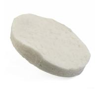 Sisinkal Couverture de sécurité en fibre de céramique pour cheminées, brûleurs au bioéthanol, tapis rond résistant à la chaleur, 8,6 x 1,2 cm (1 pièce)