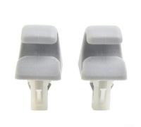 SiSinkal Crochets à clip pour pare-soleil de voiture compatibles avec Toyota pour Camry Corolla Highlander Prius RAV4 pour modèles Solara, support de lunettes de soleil en plastique ABS pour