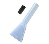 Sisinkal Embout d'aspirateur avec tête large transparente pour nettoyage en profondeur pour moquette, tapisserie, extraction à la vapeur 32-35 mm de diamètre