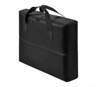 SiSinkal Étui de transport pour écrans de 61 cm avec mousse absorbant les chocs et sac de rangement imperméable en tissu Oxford pour jeux de bureau (support de 61 cm retiré)