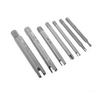 SiSinkal Extracteur de taraud cassé pour M3-M10, 3 griffes HSS à gauche, extracteur de vis avec guide pour tarauds métriques, 1 pièce (M5)