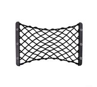 SiSinkal Filet de rangement latéral de coffre de voiture en maille élastique avec coque en ABS pour une gestion efficace de l'espace de coffre et un maintien sûr des articles (grande taille)