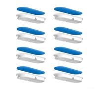 SiSinkal Filtre distributeur d'eau pour animal de compagnie, design rond en maille de coton, compatible avec fontaine à eau et fontaine à eau pour chat, blanc, 9,6 x 3,3 x 2 cm (lot de 8)