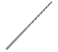 Sisinkal Forets HSS extra longs de 300 mm à double rainure avec tige ronde pour métal, bois, plastique, performance industrielle, normes de sécurité, diamètre 7-16 mm (8 mm)