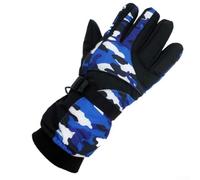 SiSinkal Gants de ski thermiques imperméables et coupe-vent avec doublure en polaire pour écran tactile - Mitaines d'hiver pour course à pied, escalade, moto, équitation, gris, taille XL (F+ écran