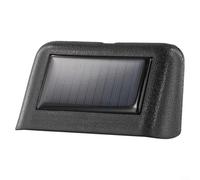 SiSinkal Horloge solaire numérique de voiture avec thermomètre et affichage de la date, luminosité automatique LED tableau de bord pour intérieur du véhicule, activation du capteur de vibration