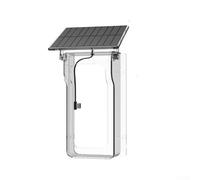 SiSinkal Housse de protection étanche pour sonnette à énergie solaire, transparente et étanche, pour système d'interphone visuel, protection extérieure contre la pluie et la glace, convient aux