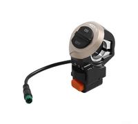 SiSinkal Interrupteur d'alimentation à 5 broches pour trottinette électrique Kugoo M4 Pro avec contrôle du klaxon et du clignotant, construction en ABS robuste, poignée d'accélérateur, facile à