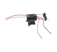 SiSinkal Interrupteur de déclenchement pour perceuse électrique 16,8 V avec bouton de contrôle de vitesse, pièce de rechange pour perceuses électriques sans fil, composant en plastique noir pour