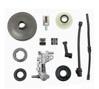 SiSinkal Kit complet de tambour d'embrayage pour tronçonneuse - Disques passifs fendus - Transmission de couple lisse - Anti-poussière - Pour équipement électrique de 45 cc à 58 cc - Pour jardin et