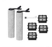 SiSinkal Kit d'accessoires de rechange pour Tineco Floor S7 Stretch, Ultra S7 Stretch Steam et S9 Artist, brosse à rouleau et filtres HEPA pour sols durs scellés (B)